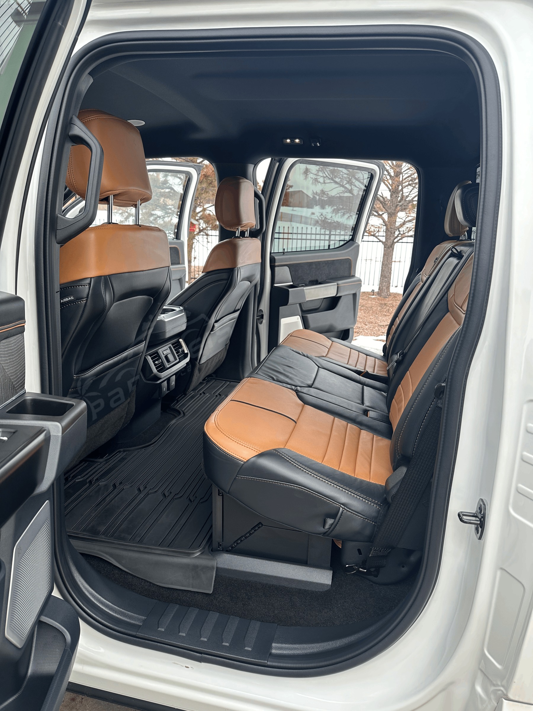 Ford F-150 finished interior, rear cabin, detailed by Paradeis Car Care