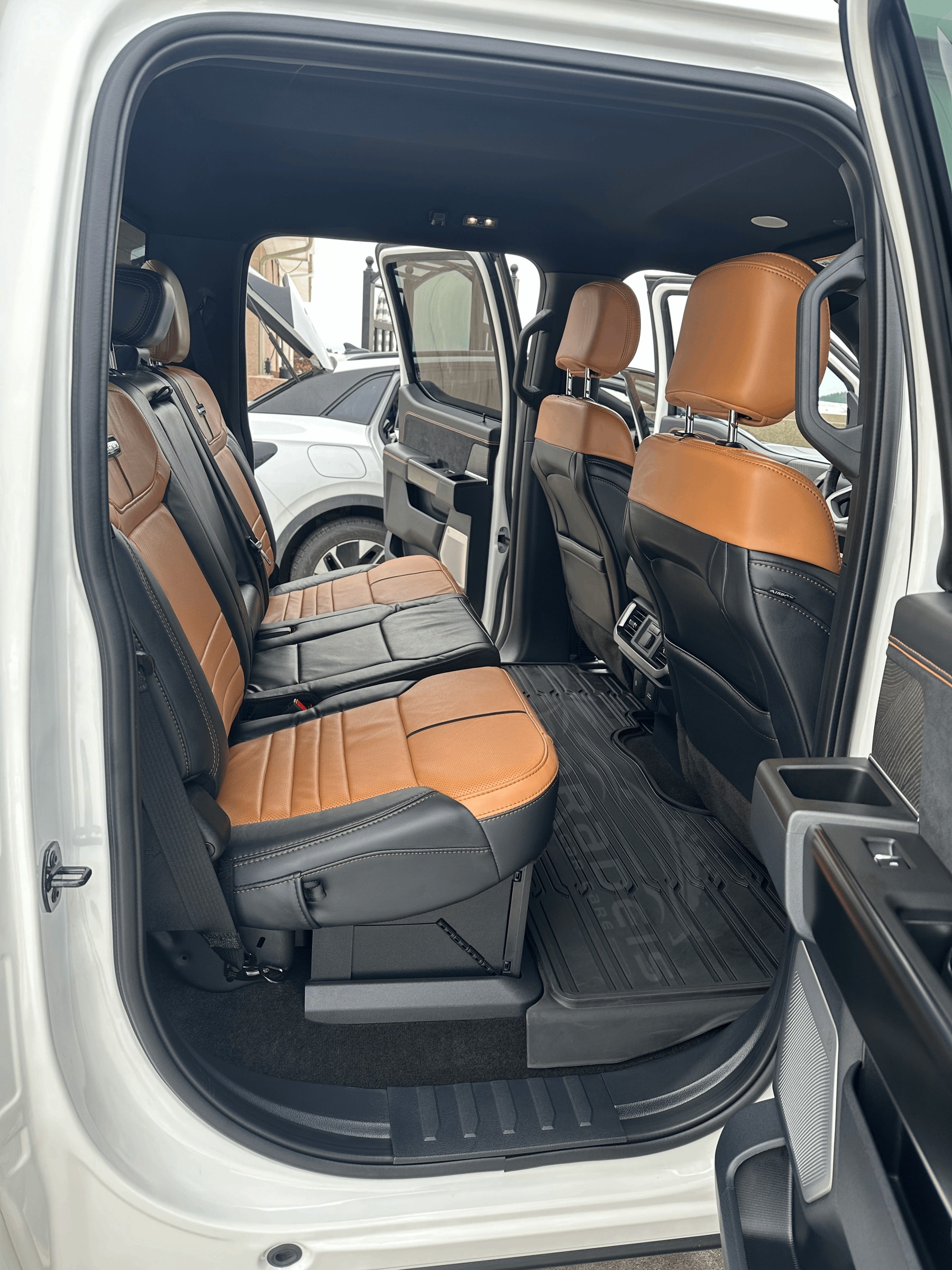 Ford F-150 finished interior, rear-seat finish, detailed by Paradeis Car Care