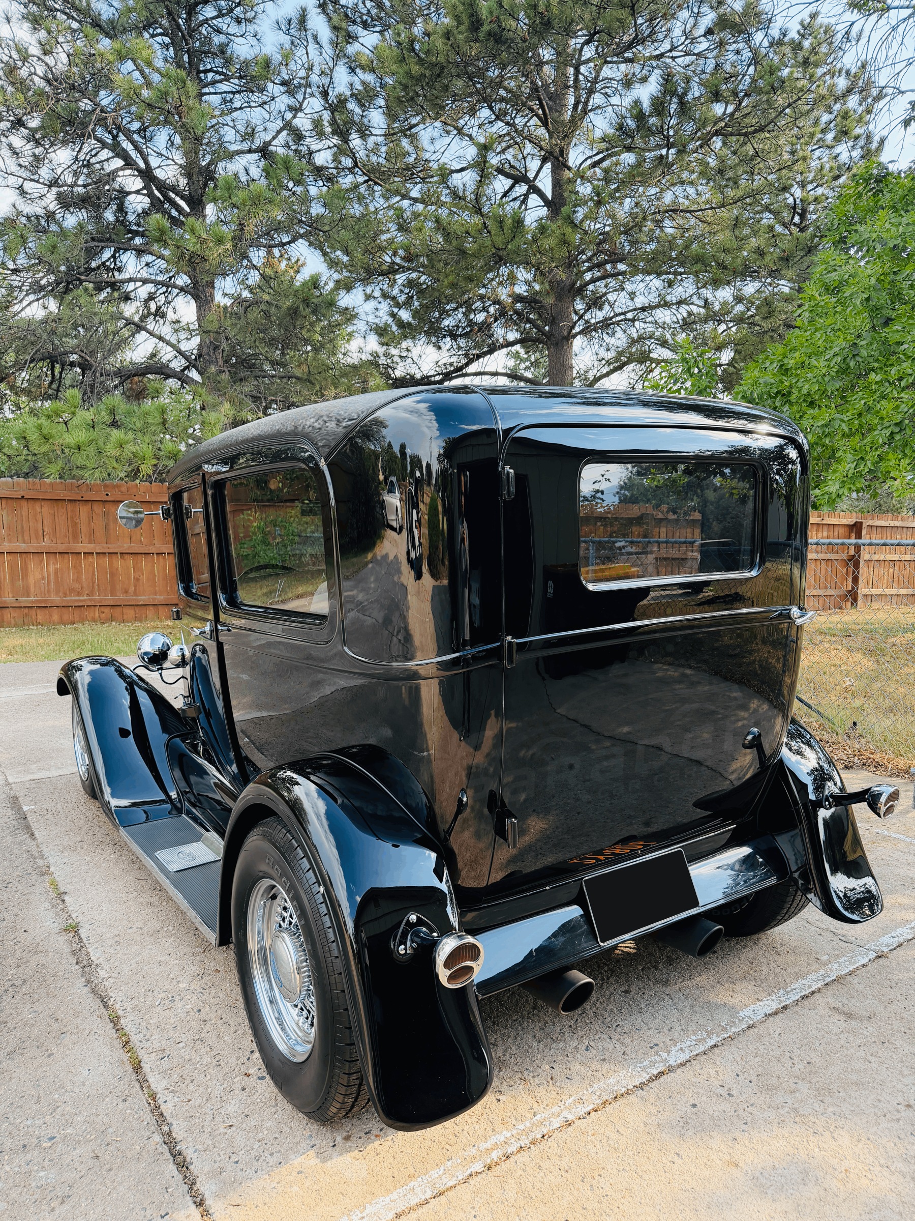 Ford Model A detailed by Paradeis Car Care, rear three-quarter