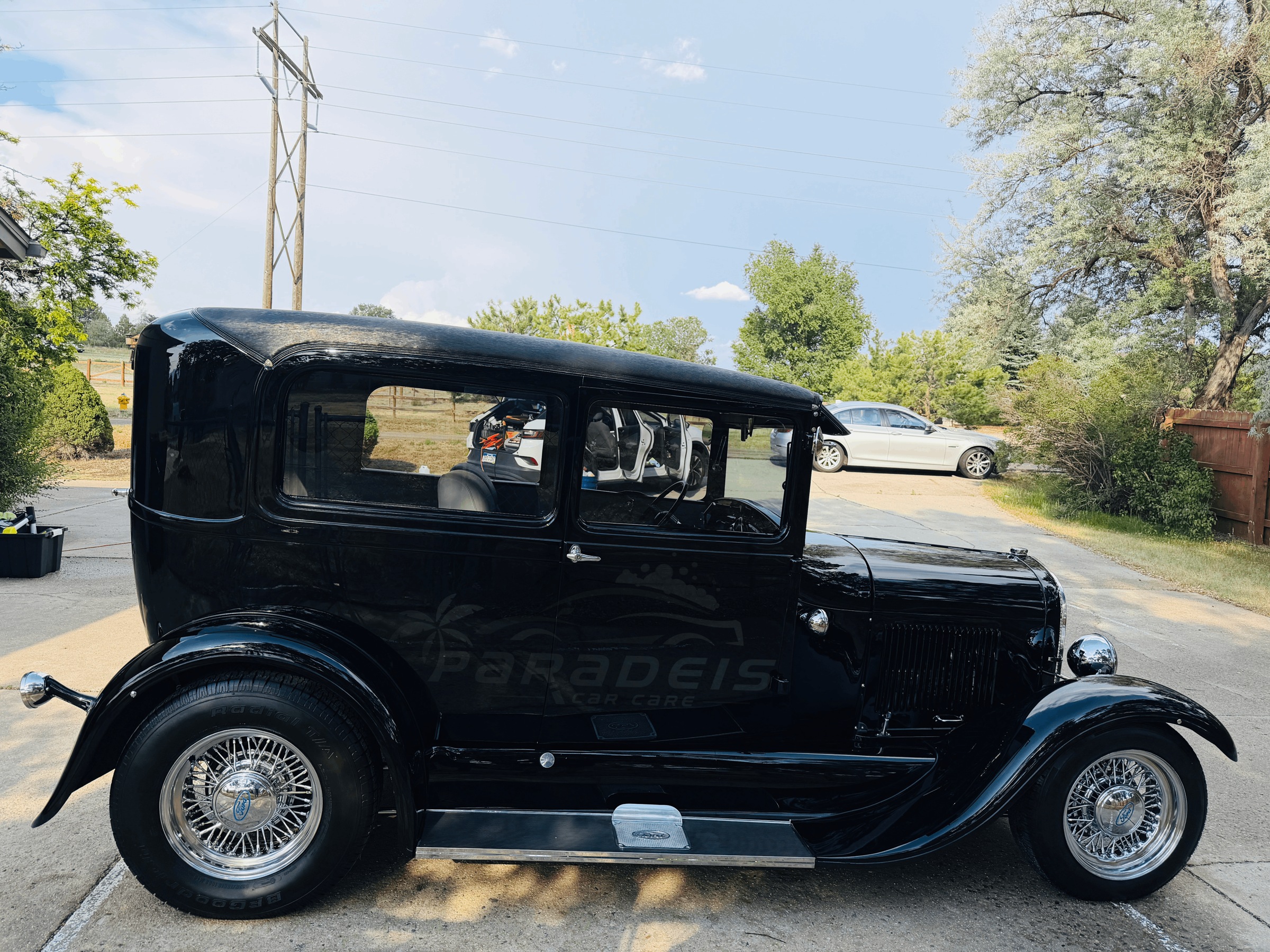 Ford Model A detailed by Paradeis Car Care, opposite side