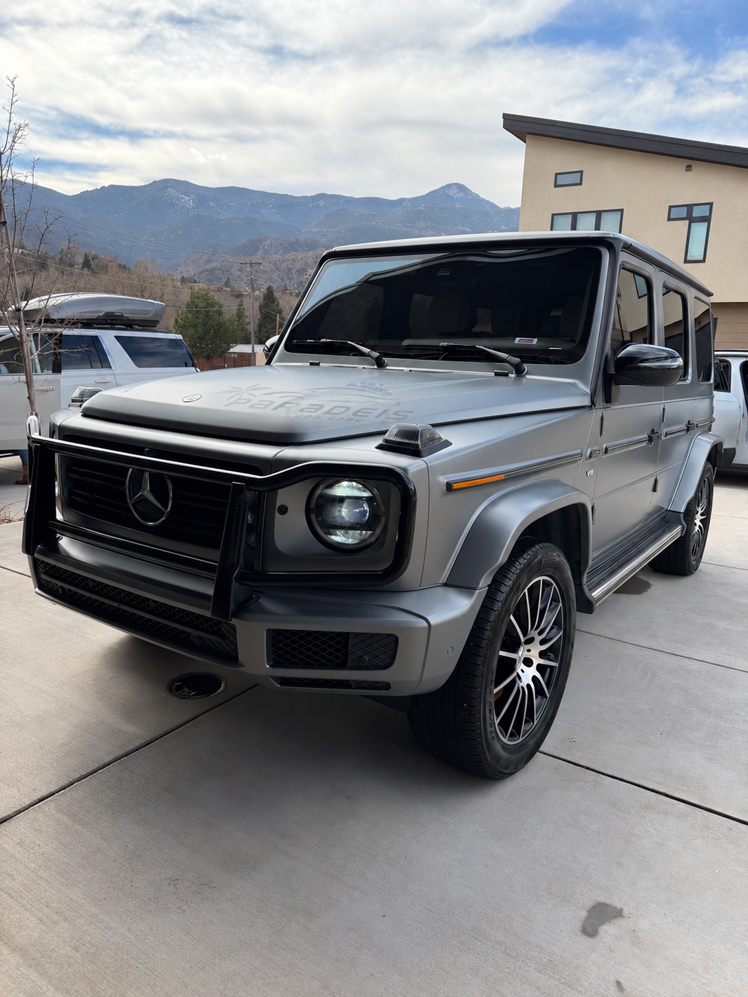G-Wagon detailed by Paradeis Car Care, front three-quarter