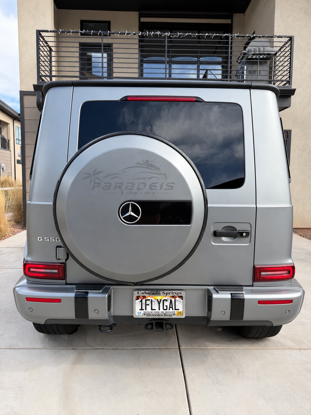 G-Wagon detailed by Paradeis Car Care, rear view